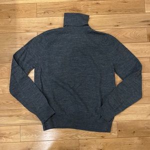 Grey Manto Turtleneck Sweater